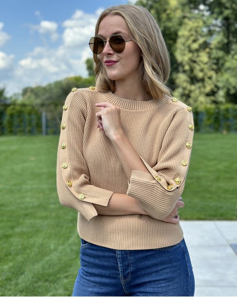 Svetr dámský Elisabetta Franchi béžový
